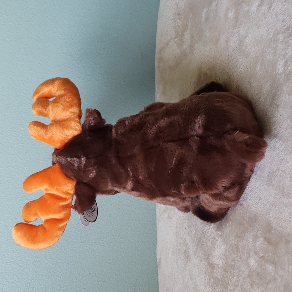Ty Chocolate Moose Buddy🦌Large Plush Wildlife🦌Kids Toy Animal Collectible, NWT - Picture 9 of 11